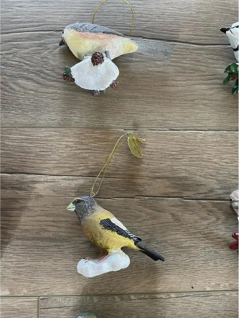 Danbury Mint The Song Bird Christmas Ornaments Box Of 12
